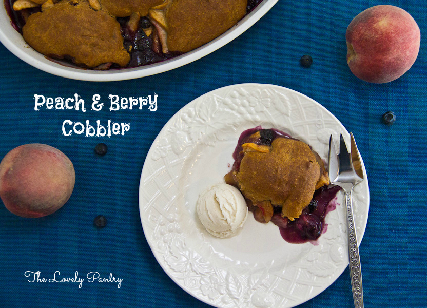 Peach and Berry Cobbler_1