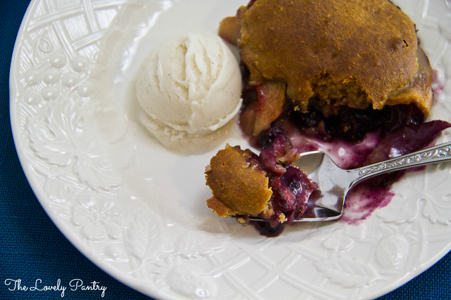 Peach and Berry Cobbler_5