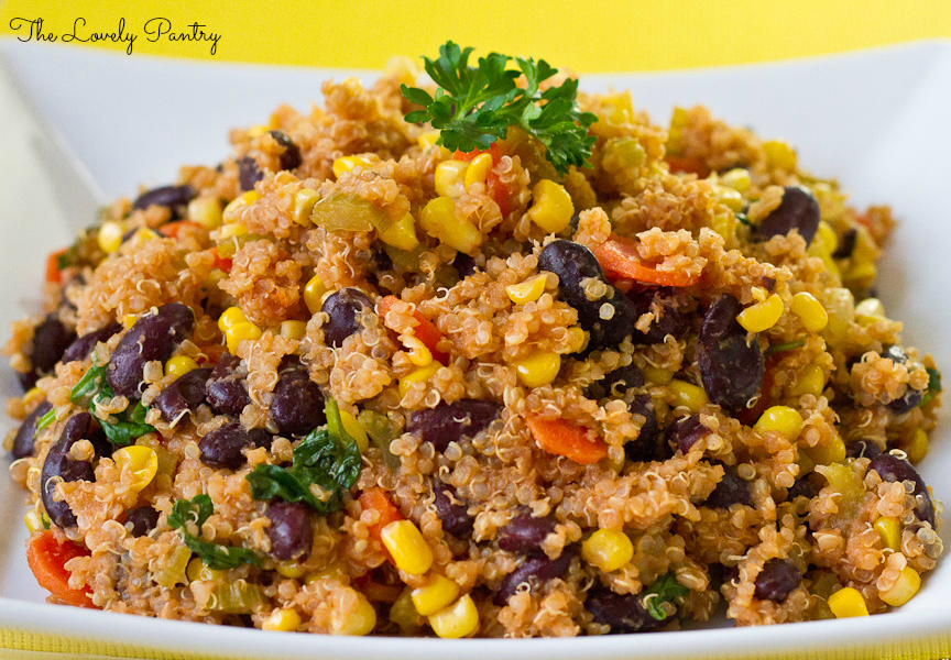 Quinoa and Bean Pilaf_2