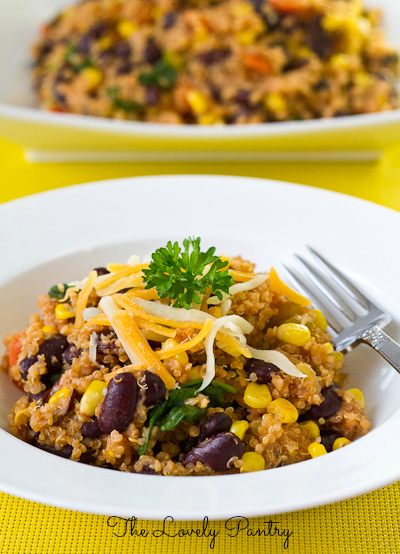 Quinoa and Bean Pilaf_4